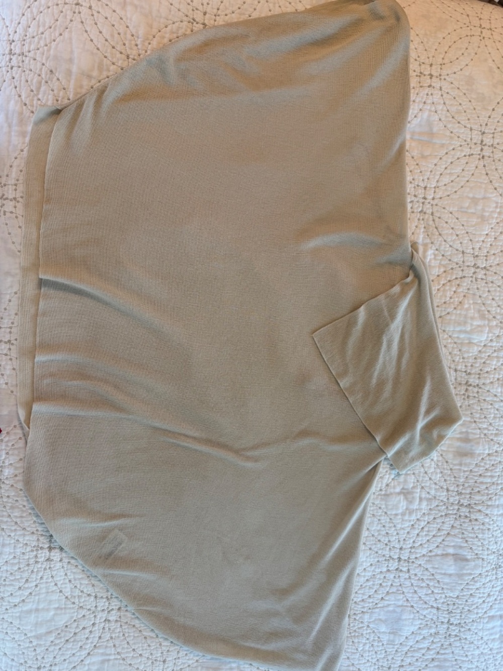 Zara Cream Lightweight Knit Poncho Top - Picture 4 of 6